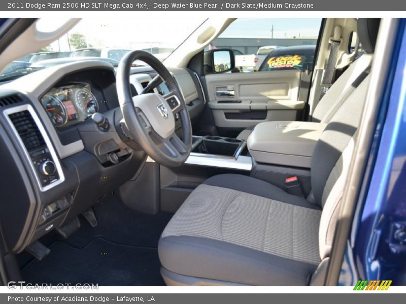  2011 Ram 2500 HD SLT Mega Cab 4x4 Dark Slate/Medium Graystone Interior