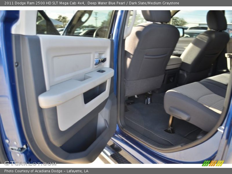 Deep Water Blue Pearl / Dark Slate/Medium Graystone 2011 Dodge Ram 2500 HD SLT Mega Cab 4x4