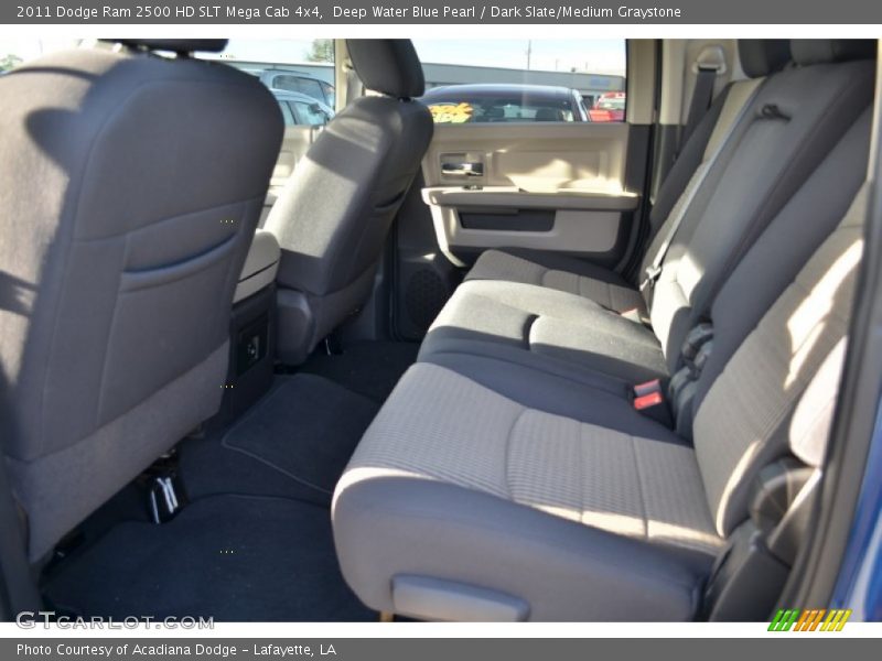 Deep Water Blue Pearl / Dark Slate/Medium Graystone 2011 Dodge Ram 2500 HD SLT Mega Cab 4x4