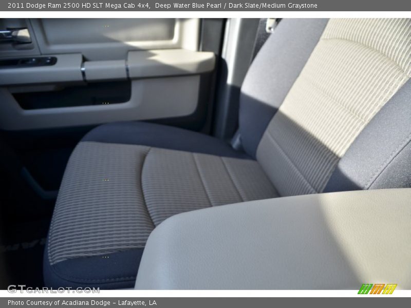 Deep Water Blue Pearl / Dark Slate/Medium Graystone 2011 Dodge Ram 2500 HD SLT Mega Cab 4x4