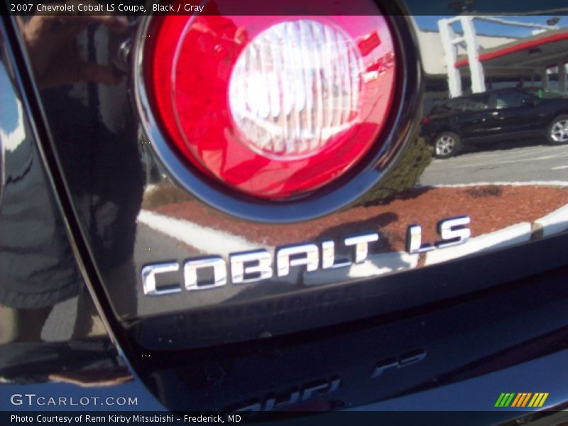 Black / Gray 2007 Chevrolet Cobalt LS Coupe