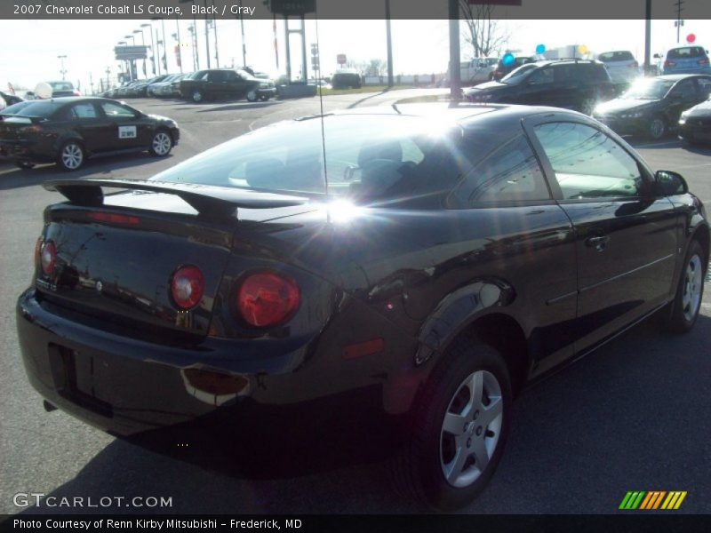 Black / Gray 2007 Chevrolet Cobalt LS Coupe