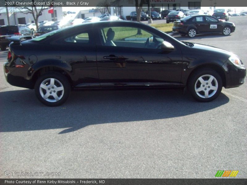 Black / Gray 2007 Chevrolet Cobalt LS Coupe
