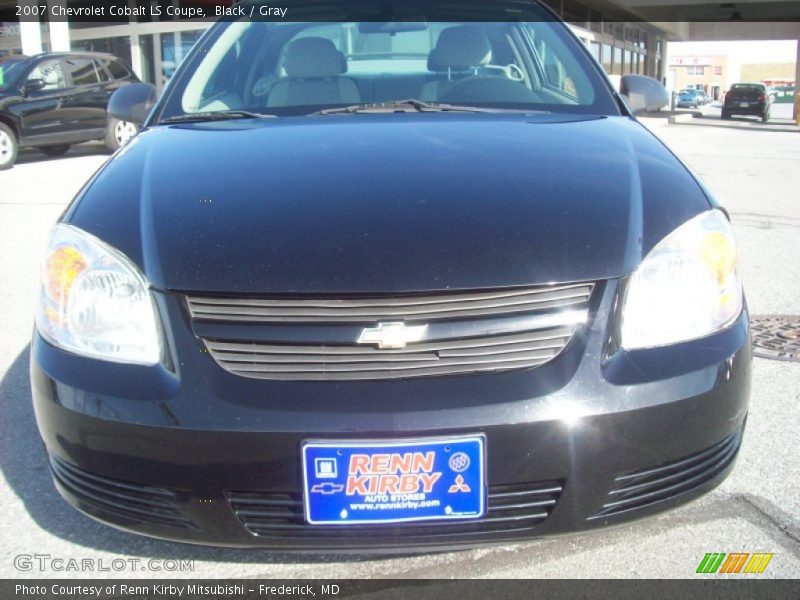 Black / Gray 2007 Chevrolet Cobalt LS Coupe