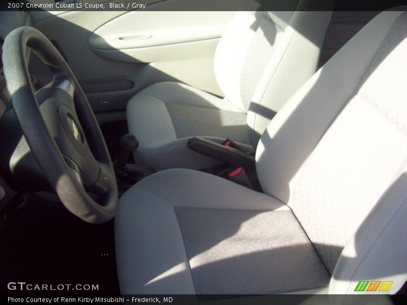 Black / Gray 2007 Chevrolet Cobalt LS Coupe