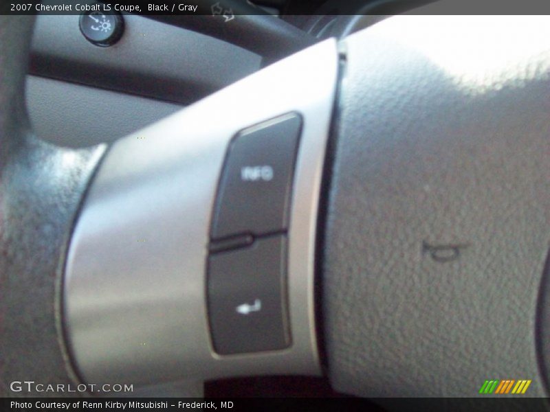 Black / Gray 2007 Chevrolet Cobalt LS Coupe