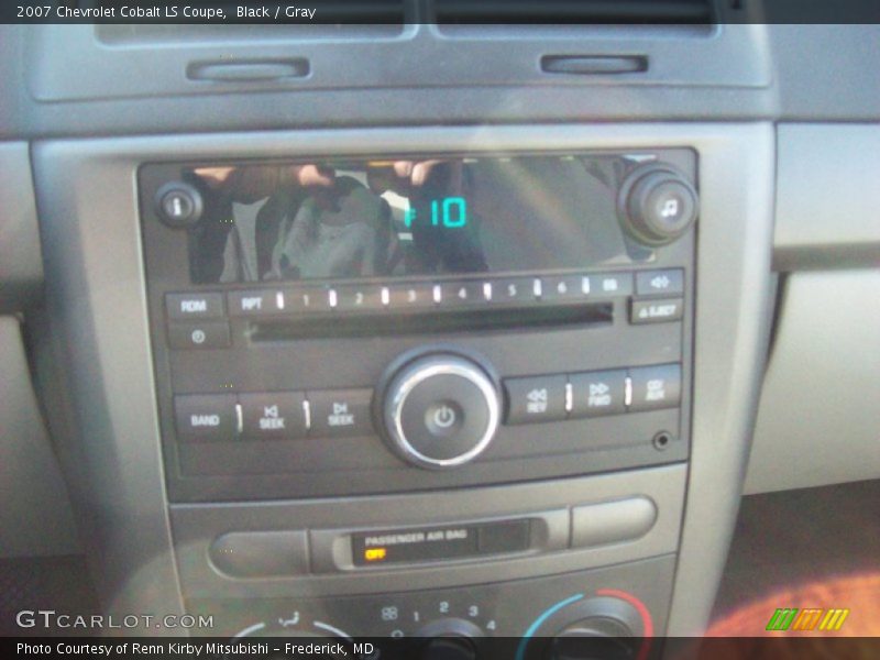 Black / Gray 2007 Chevrolet Cobalt LS Coupe