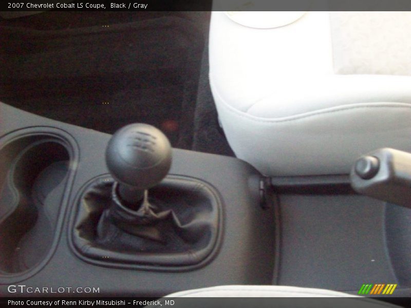 Black / Gray 2007 Chevrolet Cobalt LS Coupe