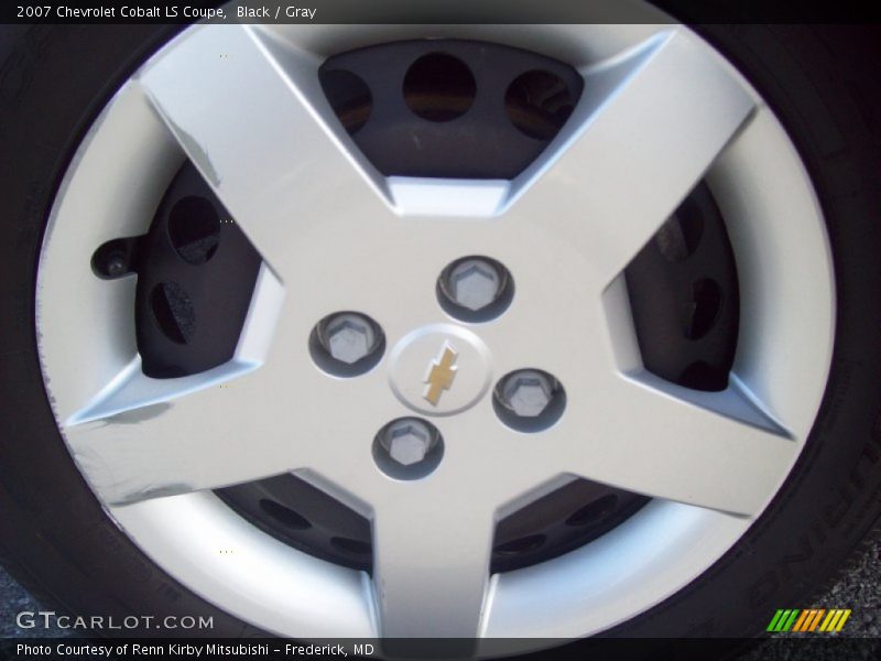 Black / Gray 2007 Chevrolet Cobalt LS Coupe