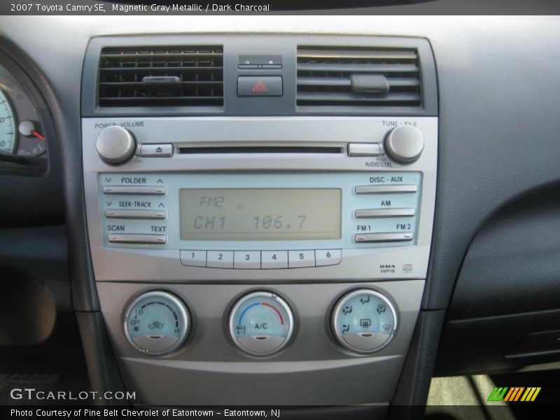 Magnetic Gray Metallic / Dark Charcoal 2007 Toyota Camry SE
