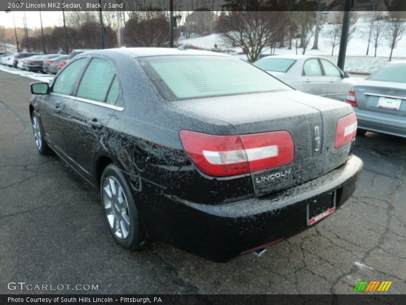 Black / Sand 2007 Lincoln MKZ Sedan