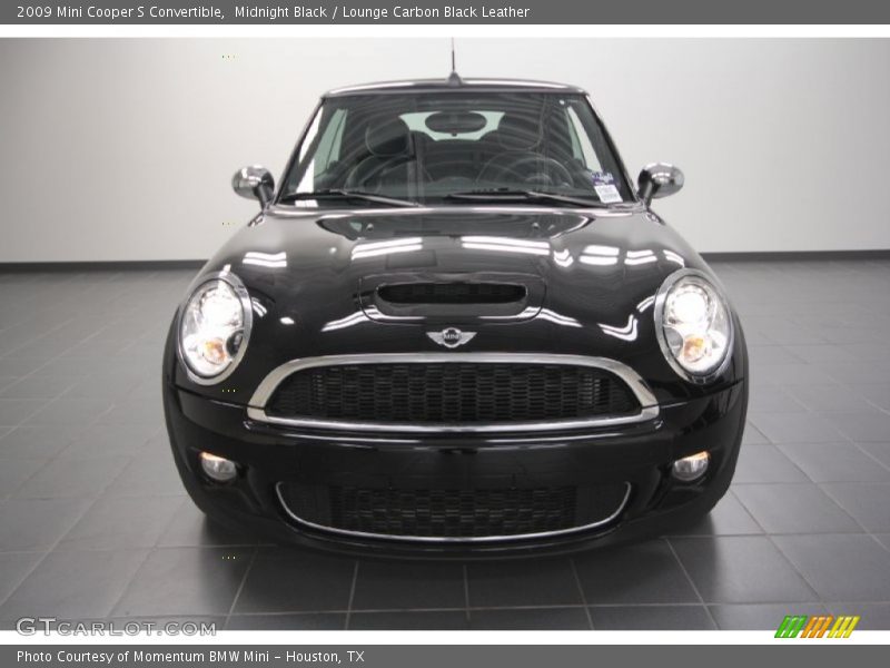 Midnight Black / Lounge Carbon Black Leather 2009 Mini Cooper S Convertible