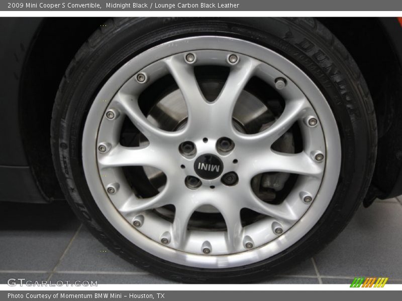 Midnight Black / Lounge Carbon Black Leather 2009 Mini Cooper S Convertible