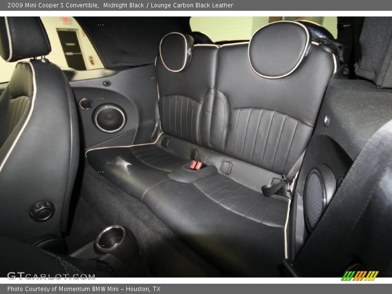 Midnight Black / Lounge Carbon Black Leather 2009 Mini Cooper S Convertible
