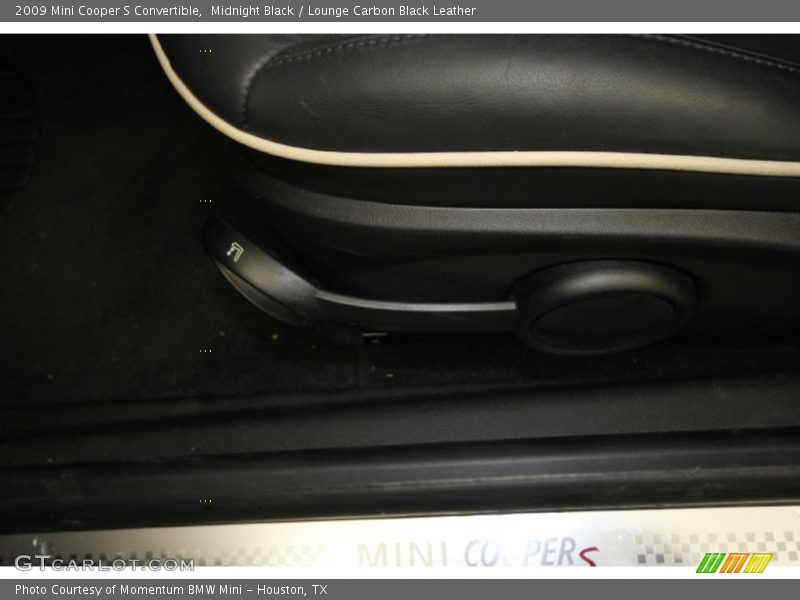 Midnight Black / Lounge Carbon Black Leather 2009 Mini Cooper S Convertible