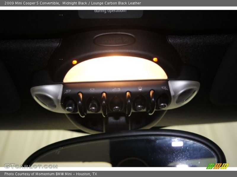Midnight Black / Lounge Carbon Black Leather 2009 Mini Cooper S Convertible