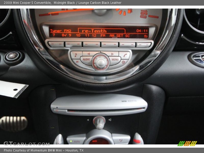 Midnight Black / Lounge Carbon Black Leather 2009 Mini Cooper S Convertible