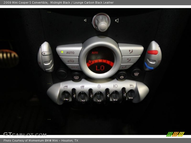 Midnight Black / Lounge Carbon Black Leather 2009 Mini Cooper S Convertible