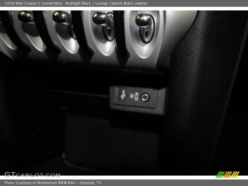 Midnight Black / Lounge Carbon Black Leather 2009 Mini Cooper S Convertible