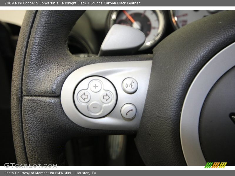 Midnight Black / Lounge Carbon Black Leather 2009 Mini Cooper S Convertible