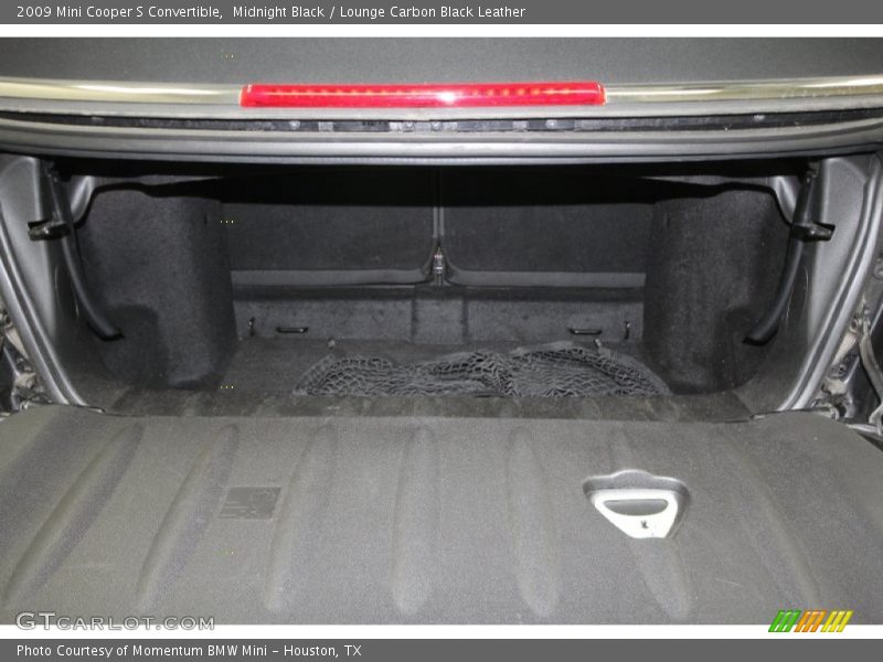 Midnight Black / Lounge Carbon Black Leather 2009 Mini Cooper S Convertible