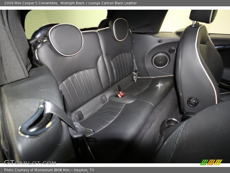 Midnight Black / Lounge Carbon Black Leather 2009 Mini Cooper S Convertible