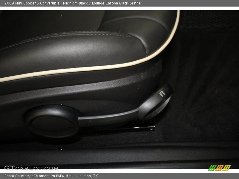 Midnight Black / Lounge Carbon Black Leather 2009 Mini Cooper S Convertible