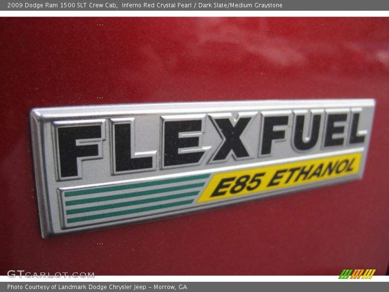 Inferno Red Crystal Pearl / Dark Slate/Medium Graystone 2009 Dodge Ram 1500 SLT Crew Cab