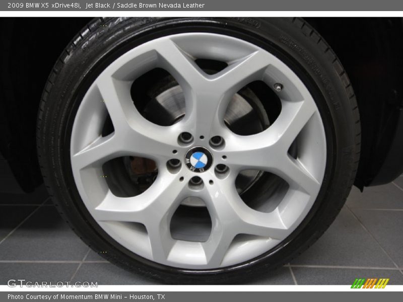 Jet Black / Saddle Brown Nevada Leather 2009 BMW X5 xDrive48i