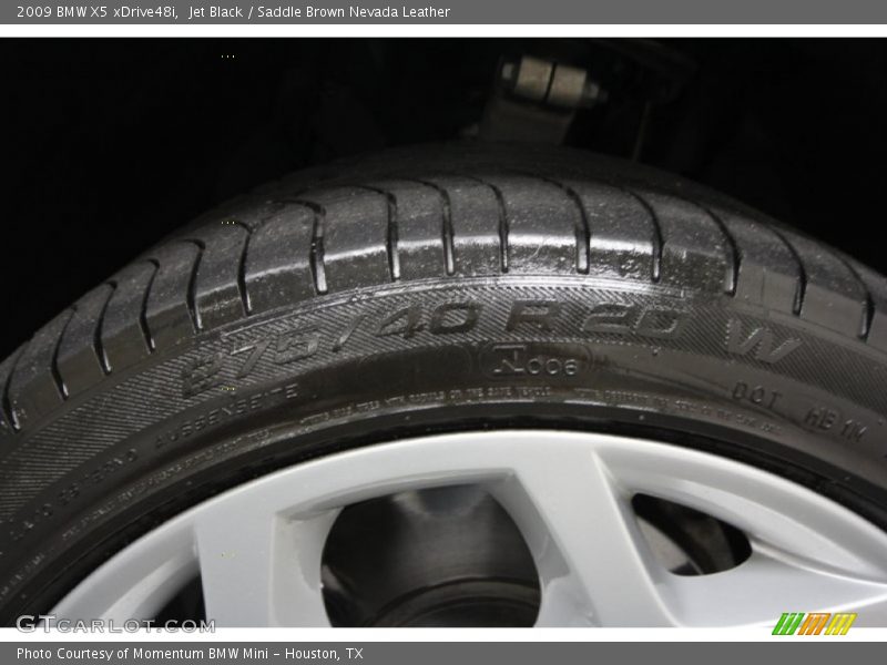 Jet Black / Saddle Brown Nevada Leather 2009 BMW X5 xDrive48i