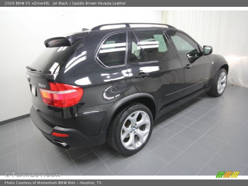 Jet Black / Saddle Brown Nevada Leather 2009 BMW X5 xDrive48i