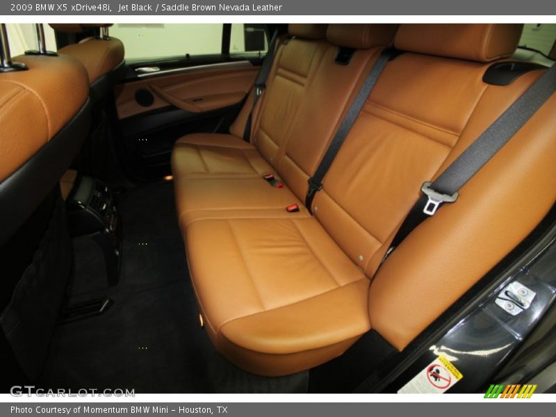 Jet Black / Saddle Brown Nevada Leather 2009 BMW X5 xDrive48i