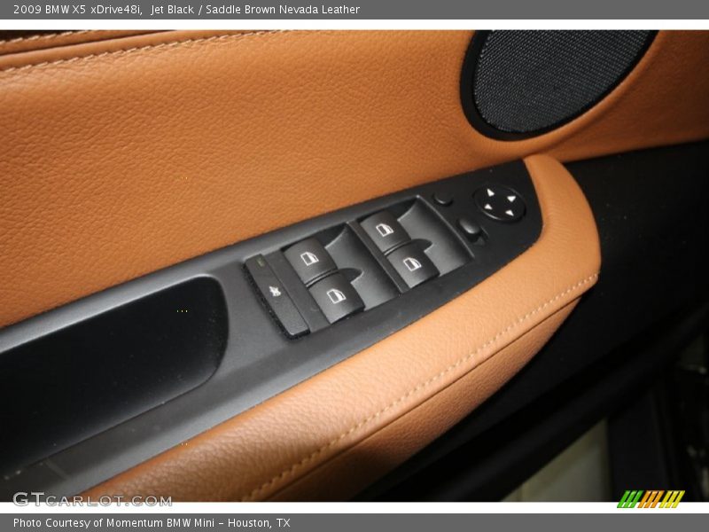 Jet Black / Saddle Brown Nevada Leather 2009 BMW X5 xDrive48i