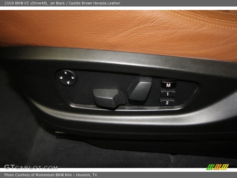 Jet Black / Saddle Brown Nevada Leather 2009 BMW X5 xDrive48i