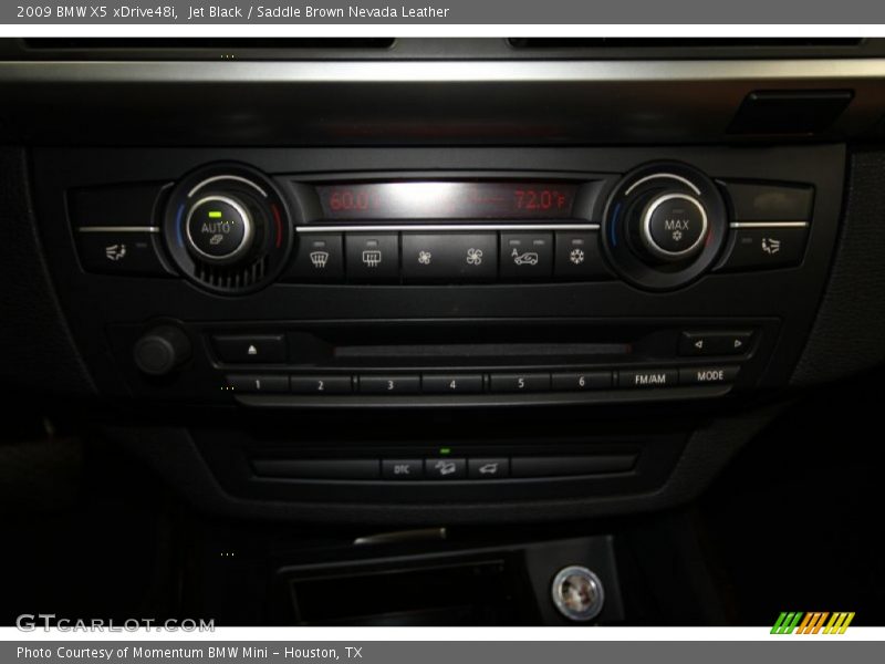Jet Black / Saddle Brown Nevada Leather 2009 BMW X5 xDrive48i