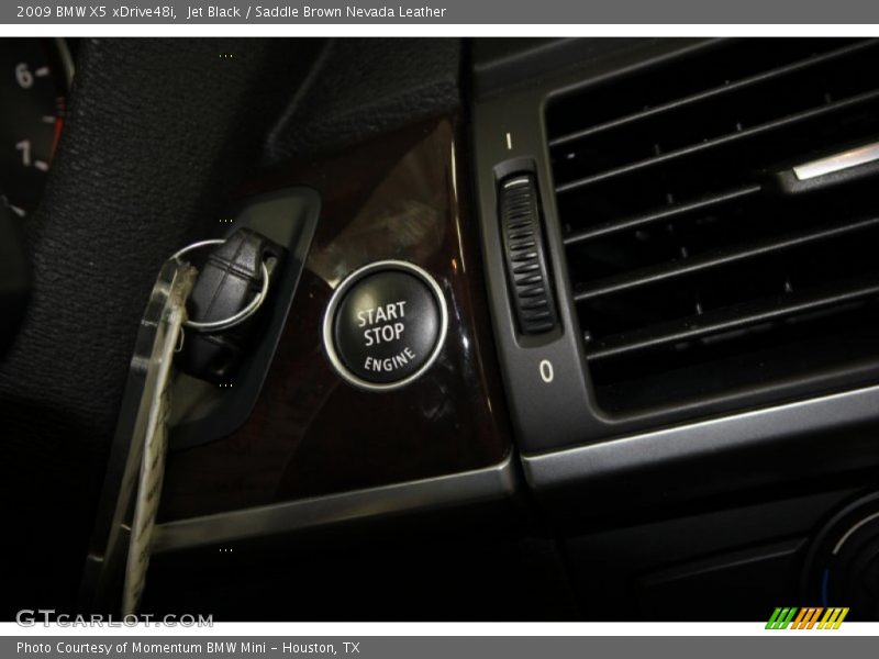 Jet Black / Saddle Brown Nevada Leather 2009 BMW X5 xDrive48i