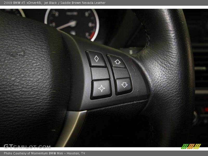 Jet Black / Saddle Brown Nevada Leather 2009 BMW X5 xDrive48i