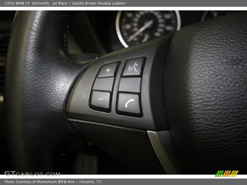Jet Black / Saddle Brown Nevada Leather 2009 BMW X5 xDrive48i