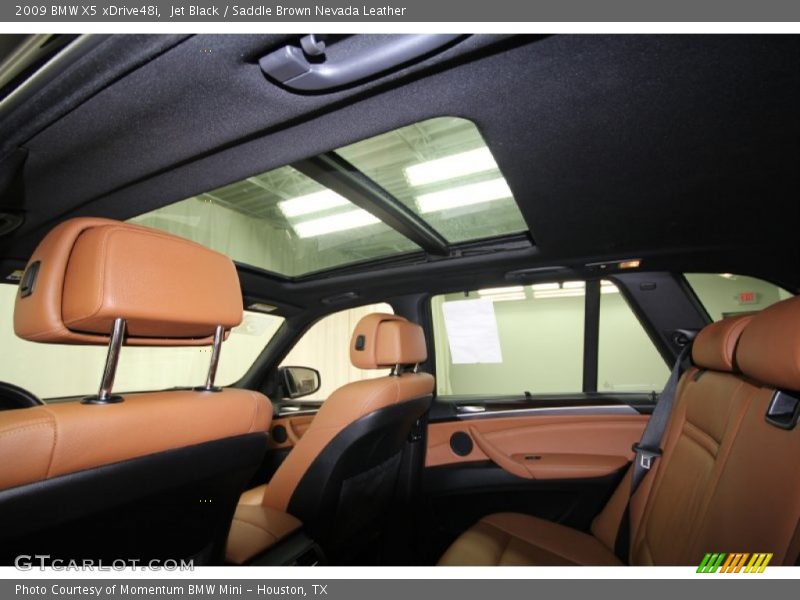 Jet Black / Saddle Brown Nevada Leather 2009 BMW X5 xDrive48i