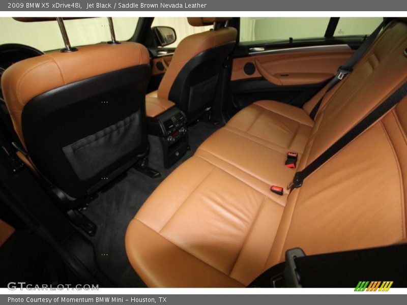 Jet Black / Saddle Brown Nevada Leather 2009 BMW X5 xDrive48i