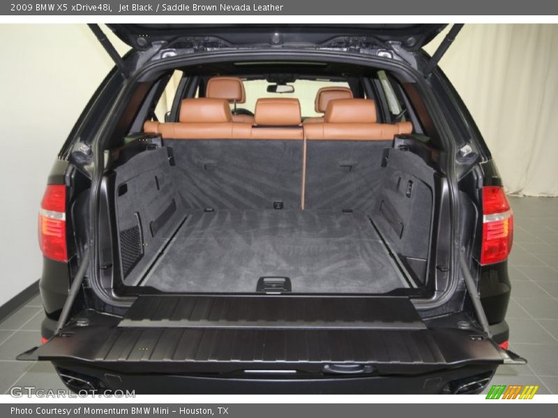 Jet Black / Saddle Brown Nevada Leather 2009 BMW X5 xDrive48i