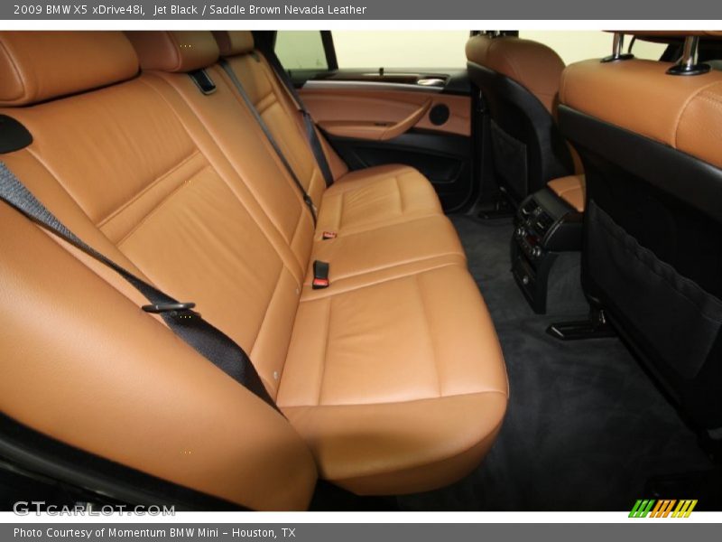 Jet Black / Saddle Brown Nevada Leather 2009 BMW X5 xDrive48i