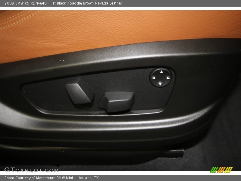 Jet Black / Saddle Brown Nevada Leather 2009 BMW X5 xDrive48i