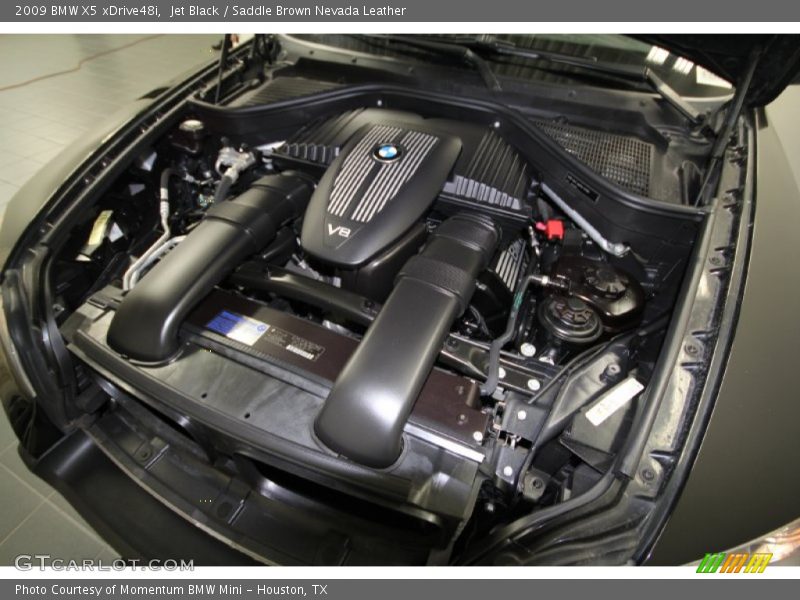 Jet Black / Saddle Brown Nevada Leather 2009 BMW X5 xDrive48i