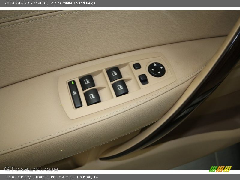Alpine White / Sand Beige 2009 BMW X3 xDrive30i