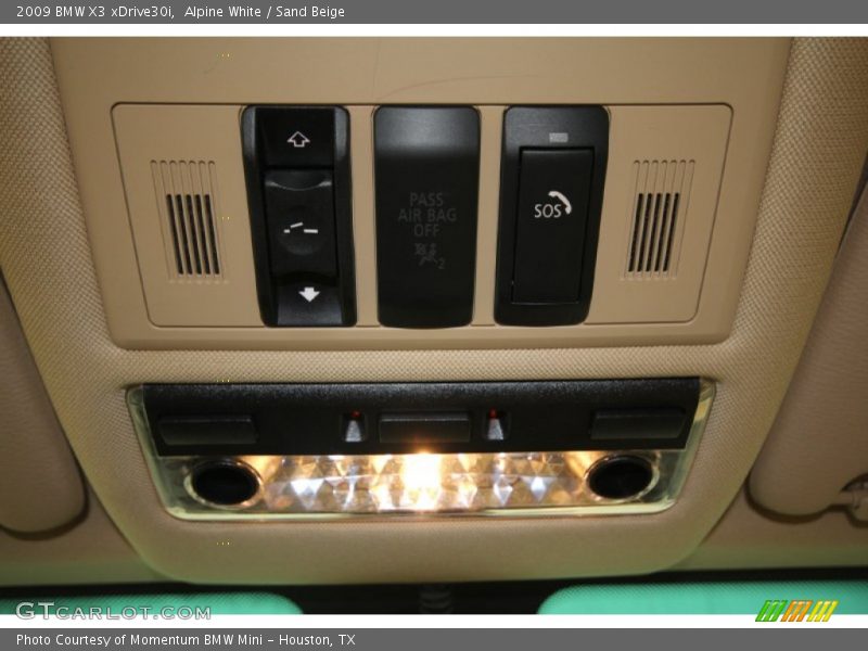 Alpine White / Sand Beige 2009 BMW X3 xDrive30i