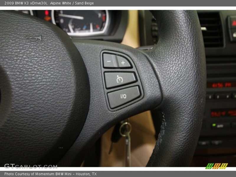 Alpine White / Sand Beige 2009 BMW X3 xDrive30i