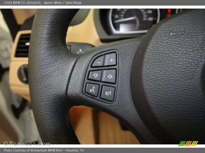 Alpine White / Sand Beige 2009 BMW X3 xDrive30i