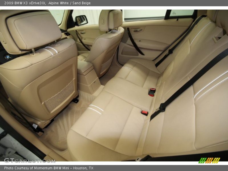 Alpine White / Sand Beige 2009 BMW X3 xDrive30i
