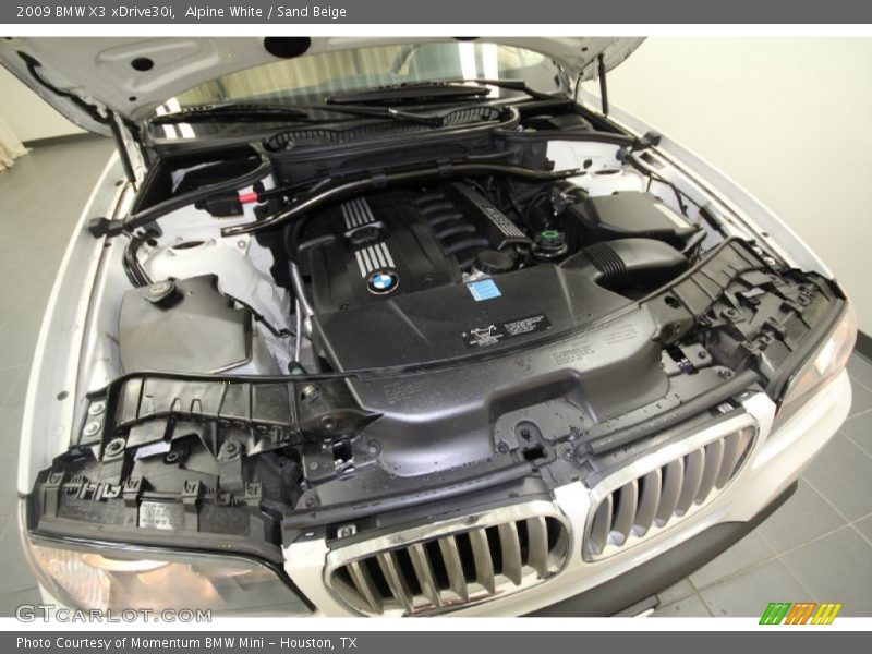 Alpine White / Sand Beige 2009 BMW X3 xDrive30i